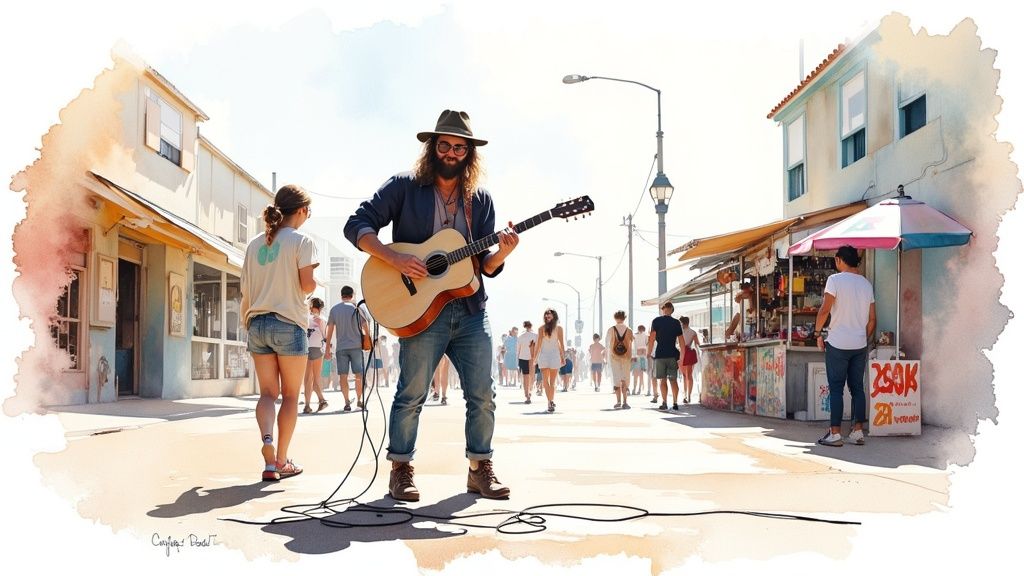 Infographic showing key data about Venice