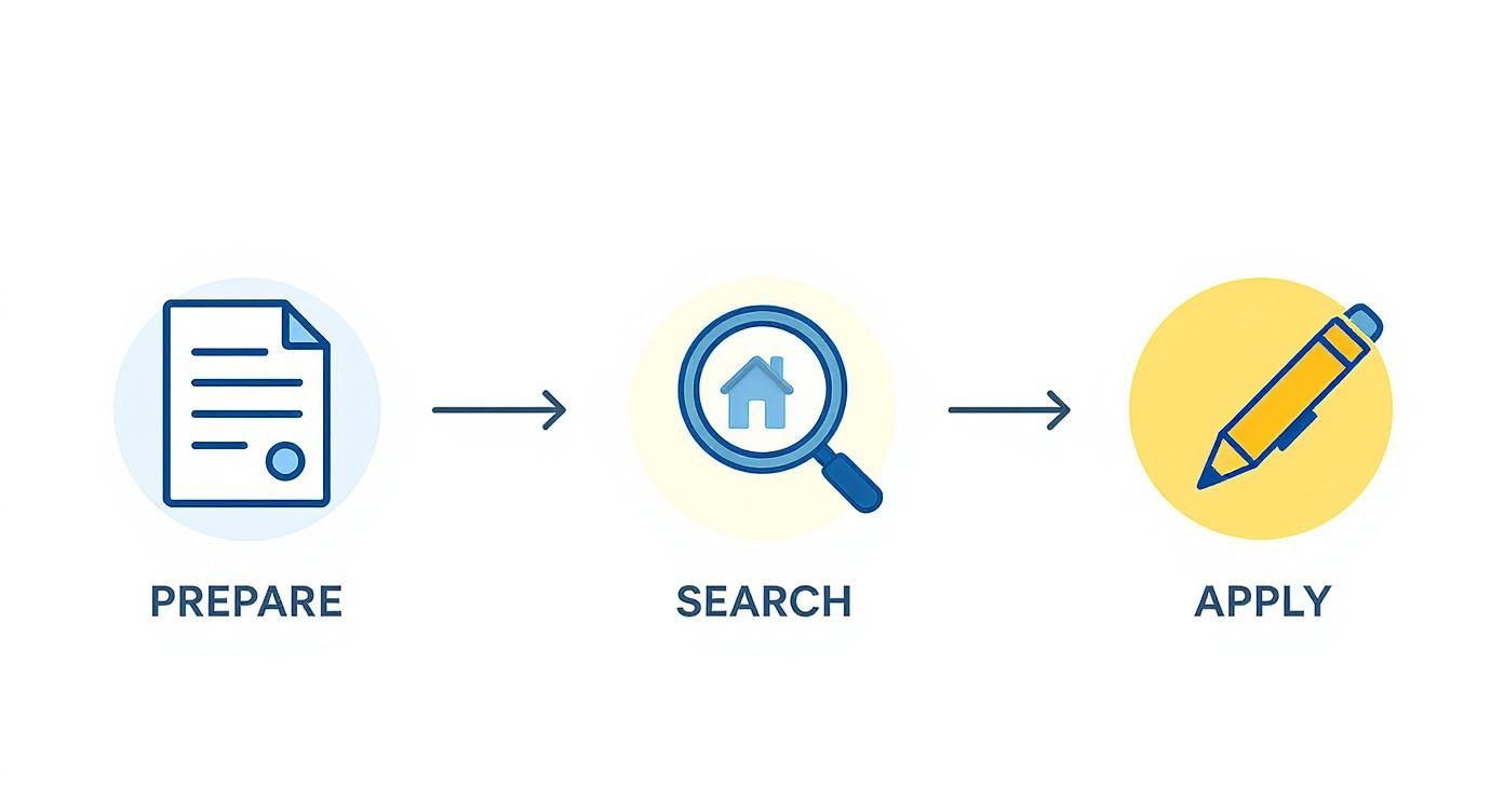 Infographic about how to relocate to los angeles