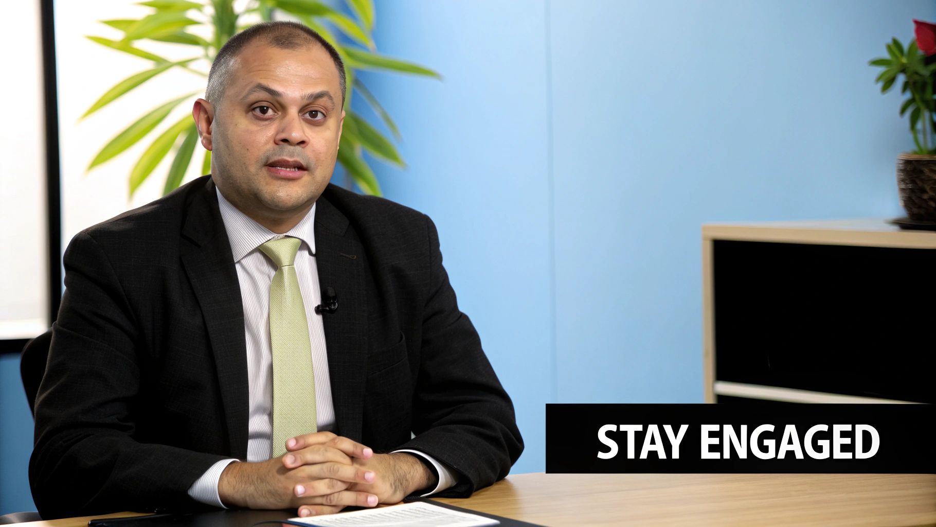 Maintain Professional Body Language and Eye Contact