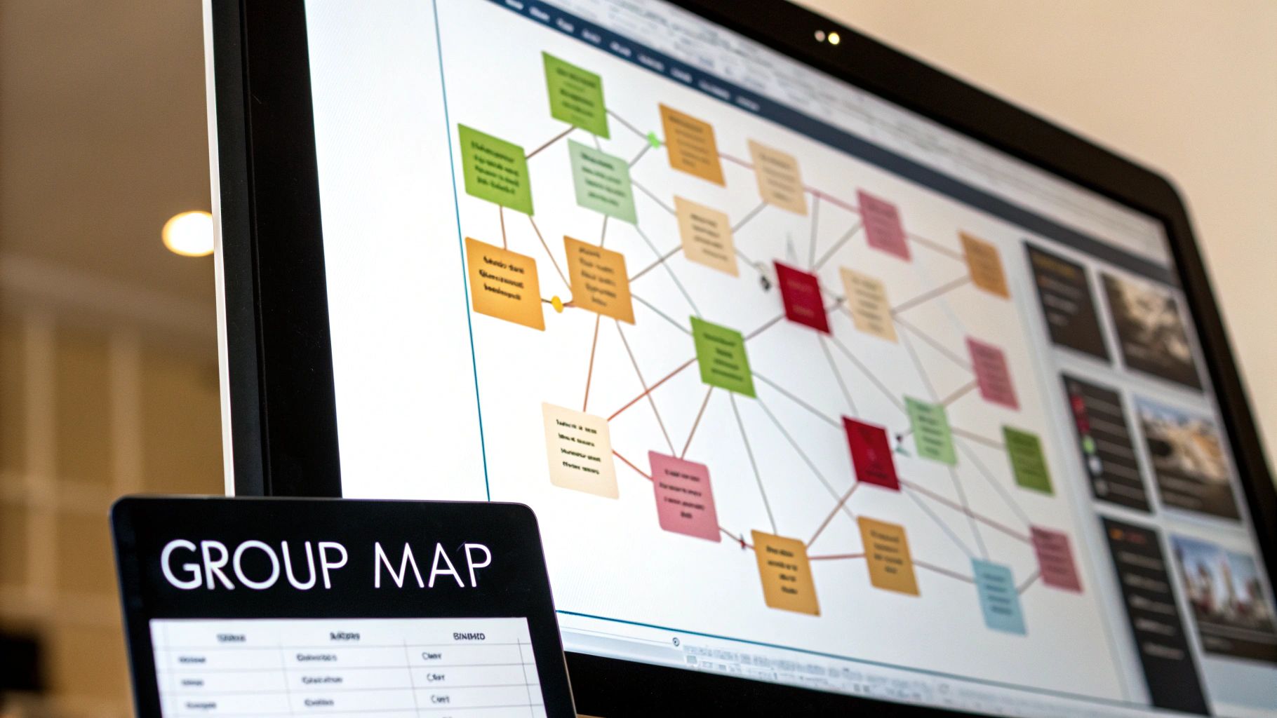 Collaborative Digital Whiteboard Mapping