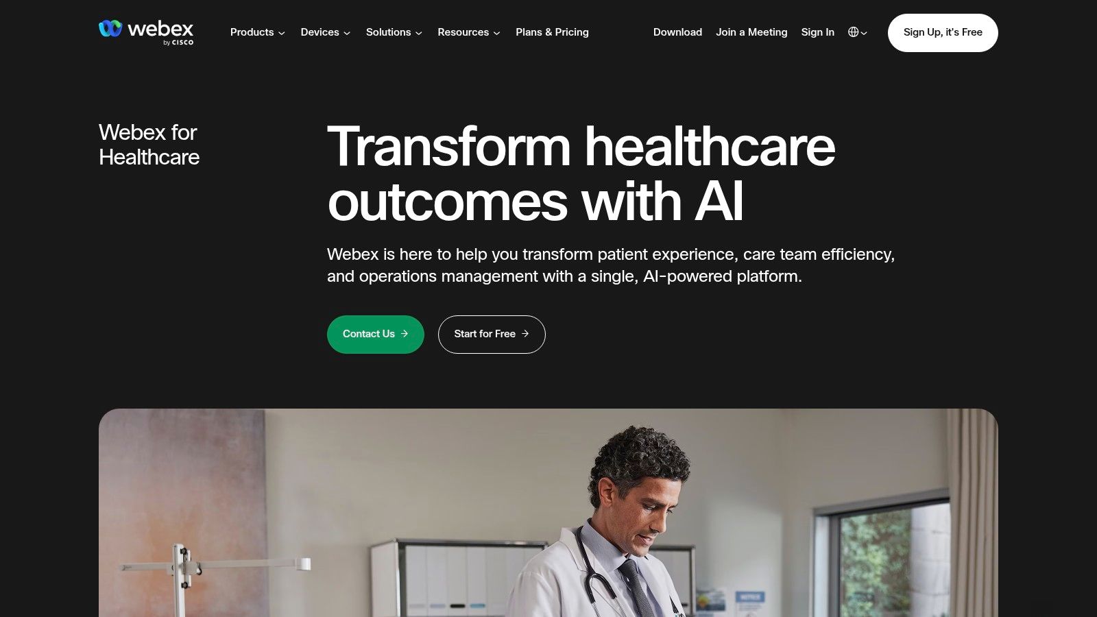 Cisco Webex for Healthcare