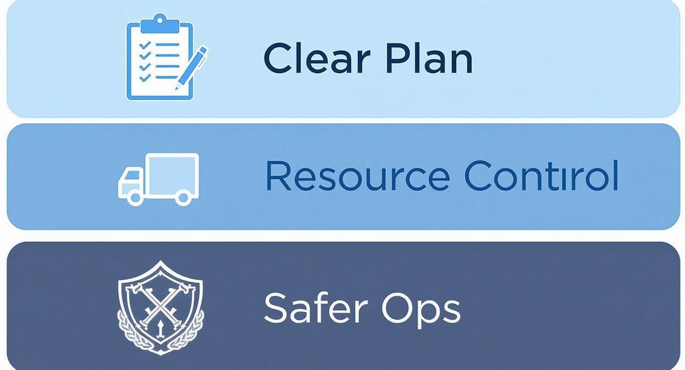 Infographic about incident command system boards