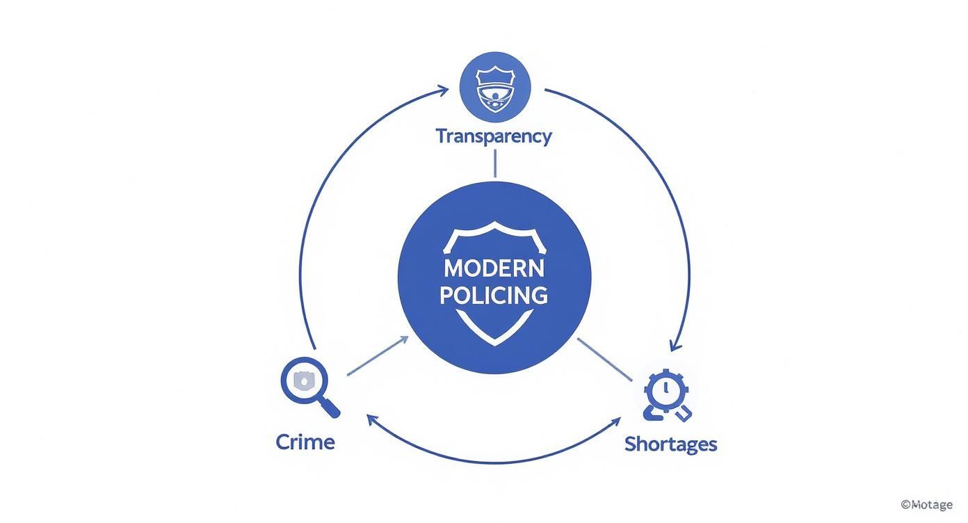 Infographic about law enforcement technology