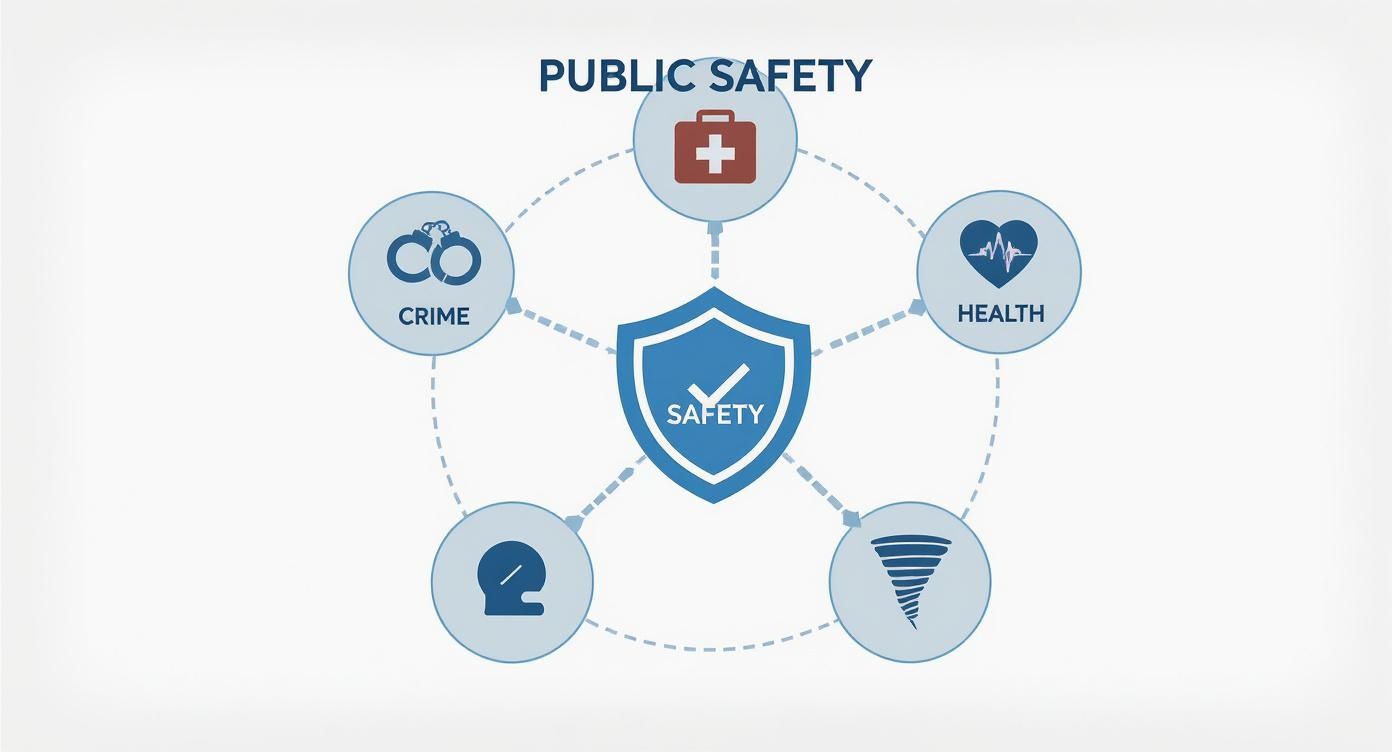 Infographic about define public safety