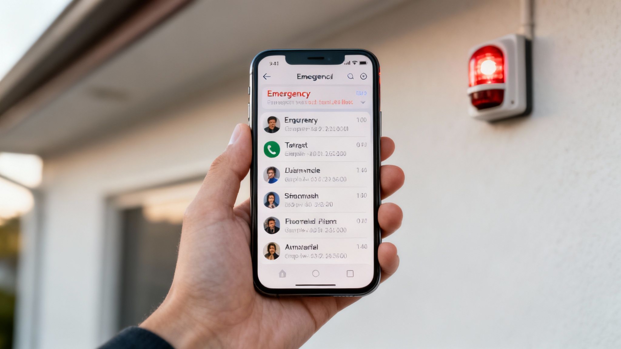 A person coordinating a response on a laptop, representing an emergency communications system in action