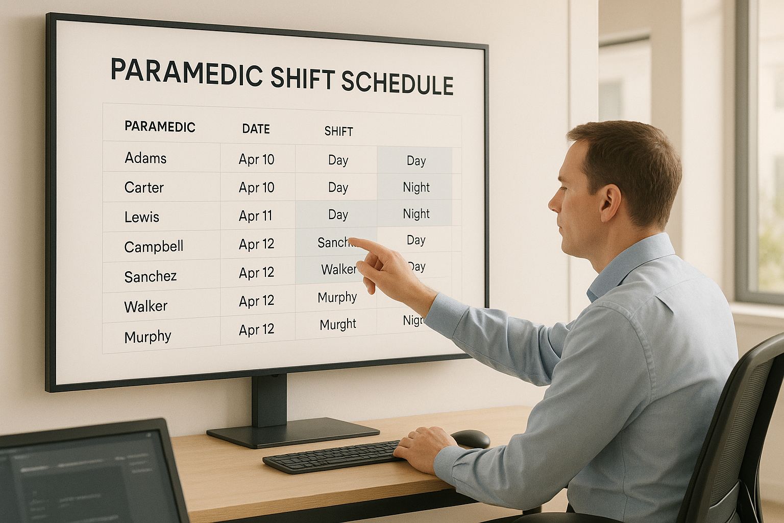 Infographic about ems scheduling program