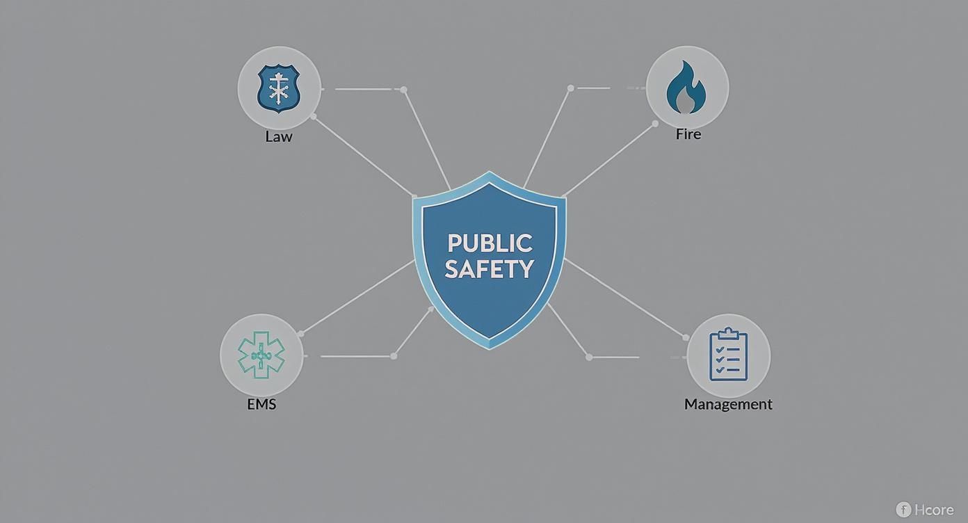 Infographic about public safety definition
