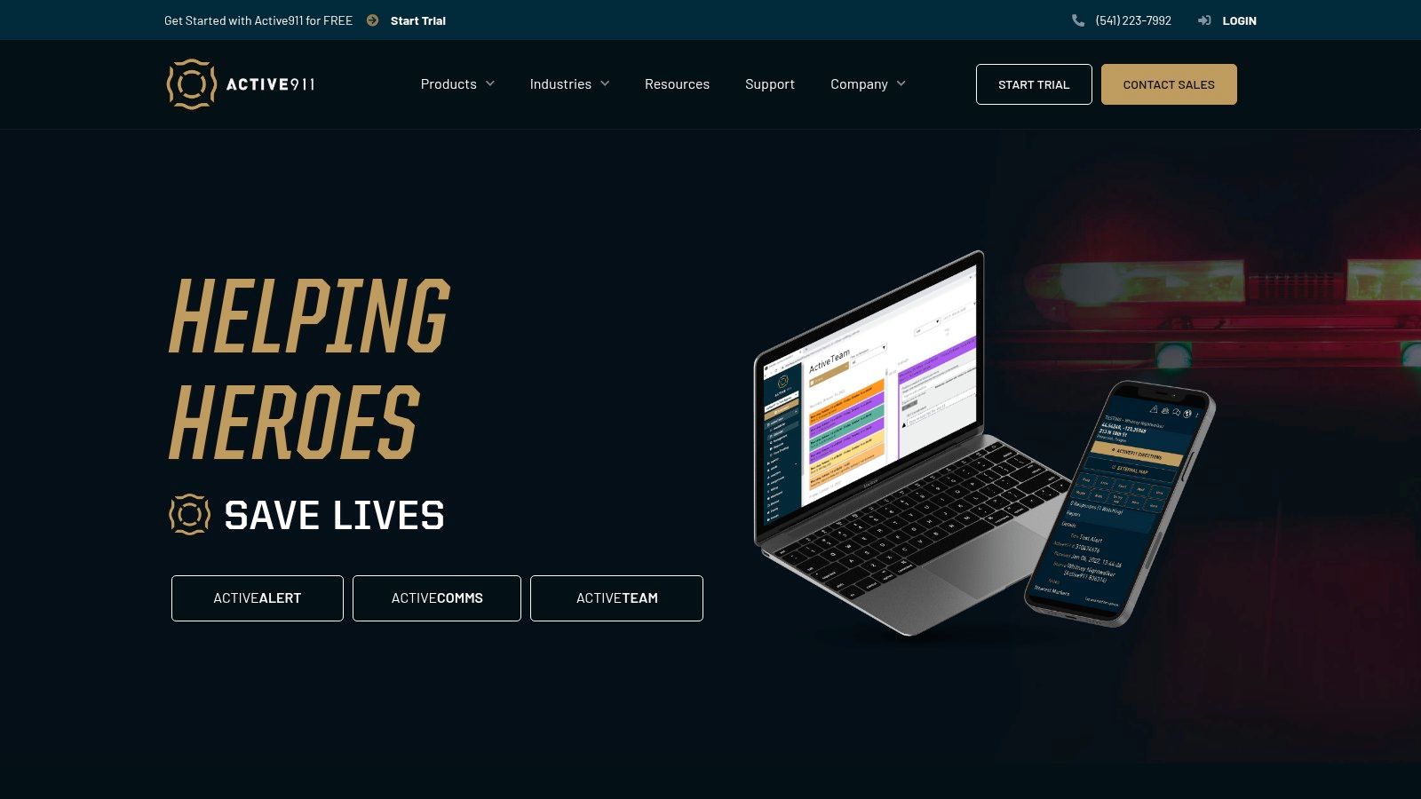 Active911 (ActiveAlert, ActiveTeam, ActiveComms)