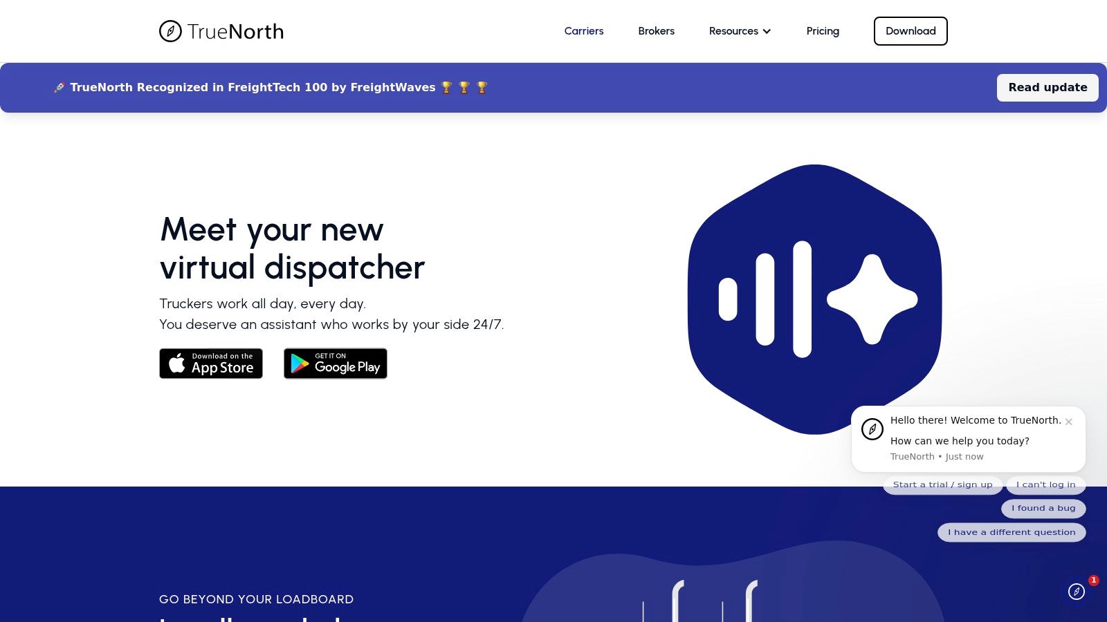 TrueNorth (Loadie virtual dispatcher + free loadboard)