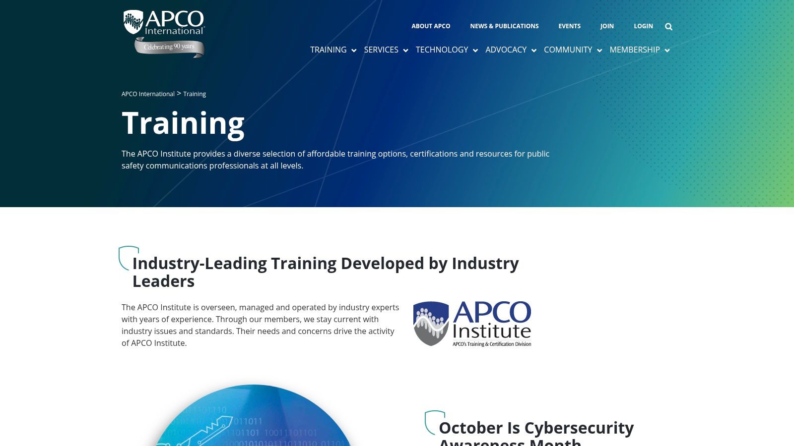 APCO International (APCO Institute): The Industry Standard Setter