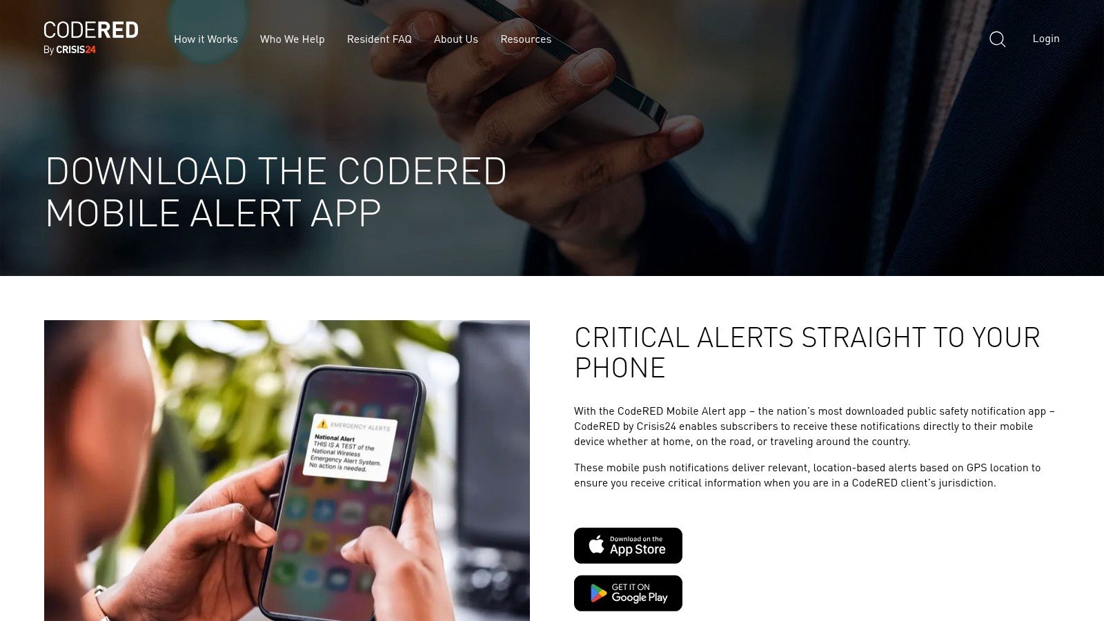 CodeRED Mobile Alert (OnSolve)