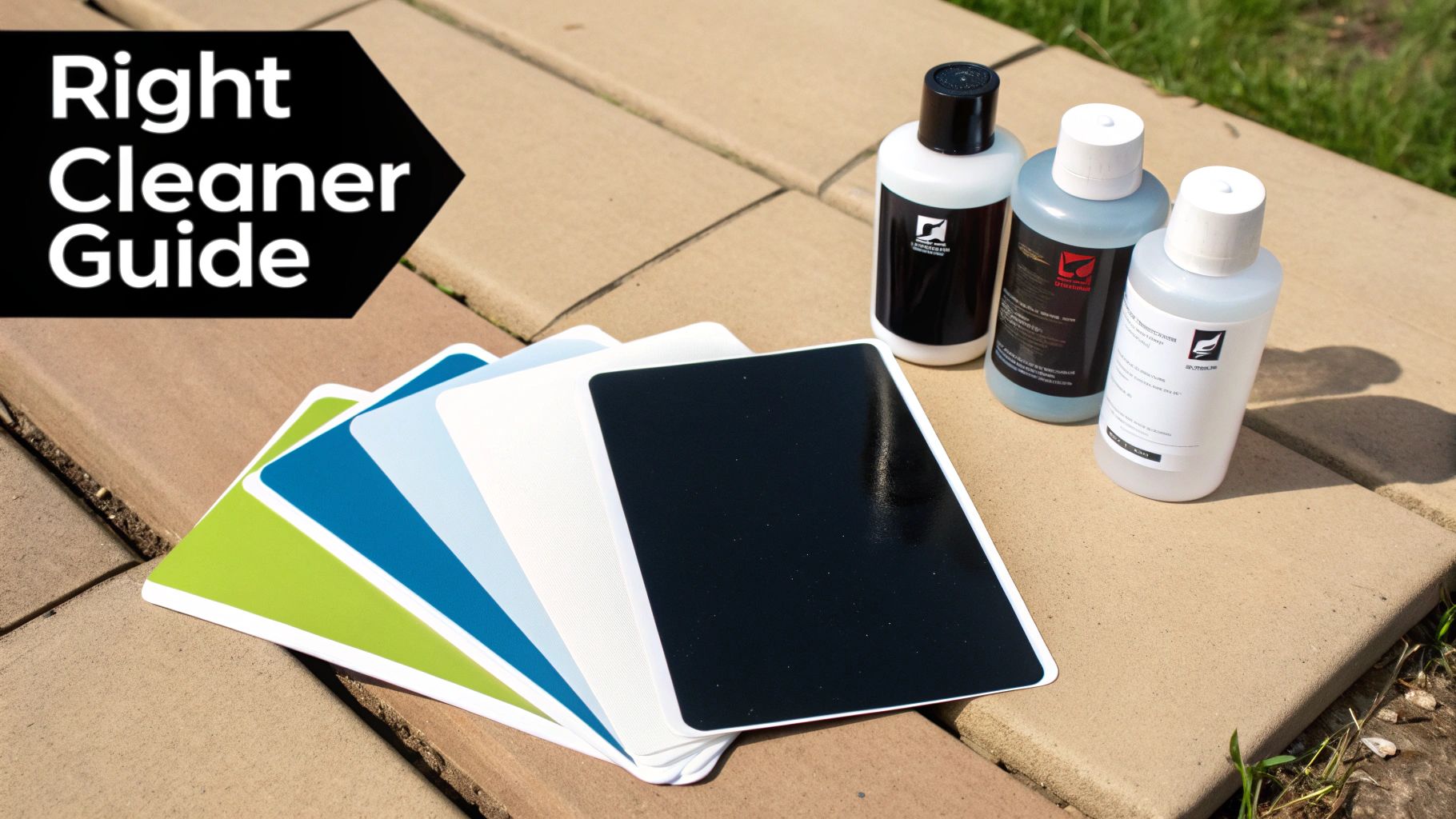 Boat vinyl cleaning demo