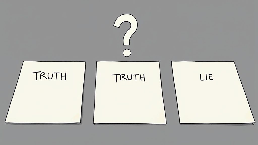 The Two Truths and a Lie Game
