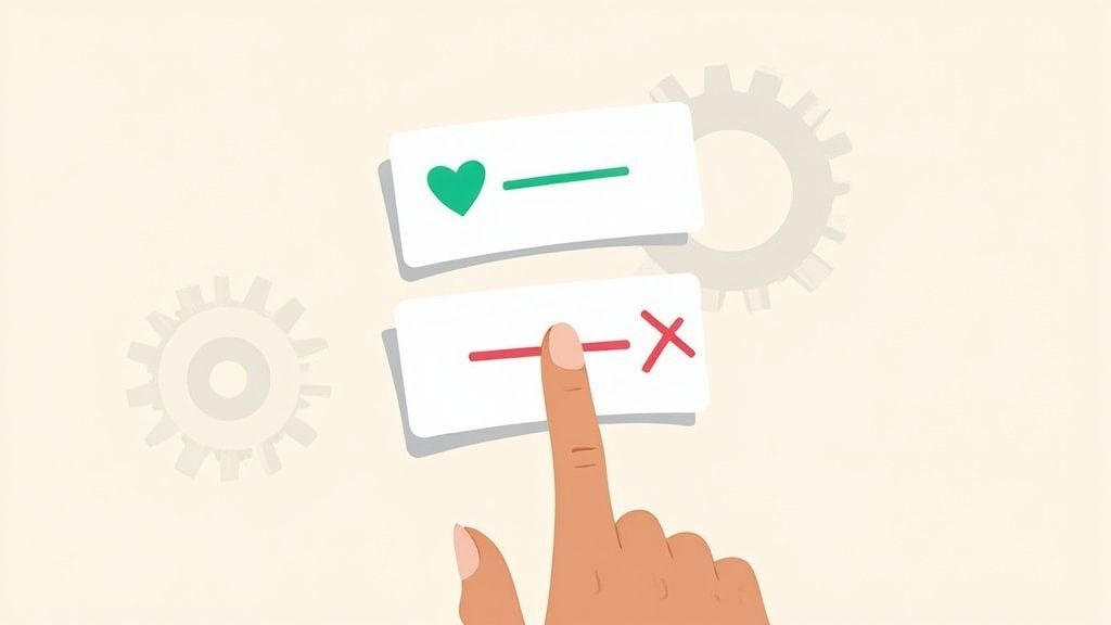 A hand swiping on a phone screen, symbolizing Tinder strategy