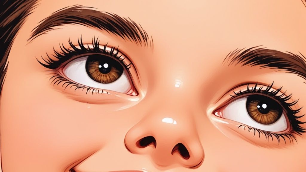 Smile Genuinely and Make Eye Contact