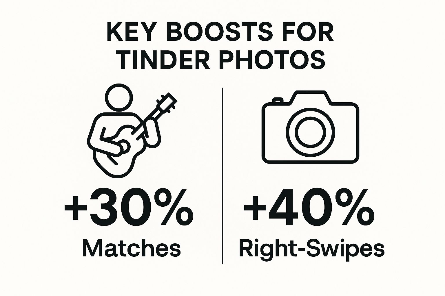 Infographic showing key data about Strategic Photo Selection and Optimization