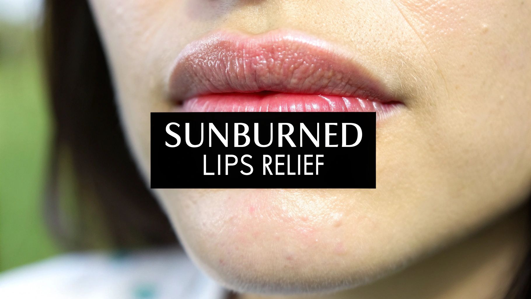 What to Do with Sunburned Lips: A Dermatologist's Guide