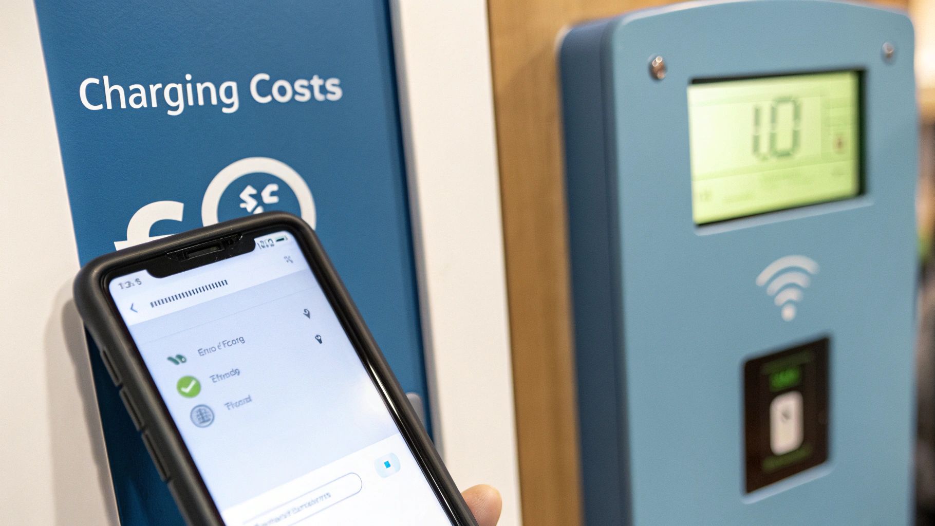 EV charger payment point