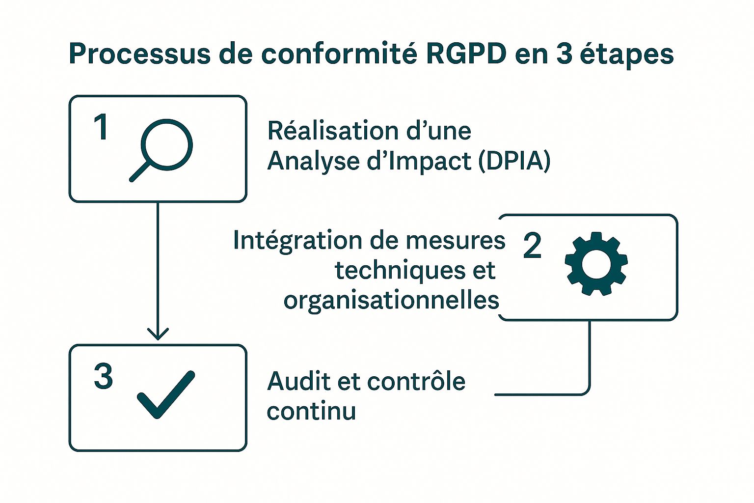 Infographic about privacy by design rgpd