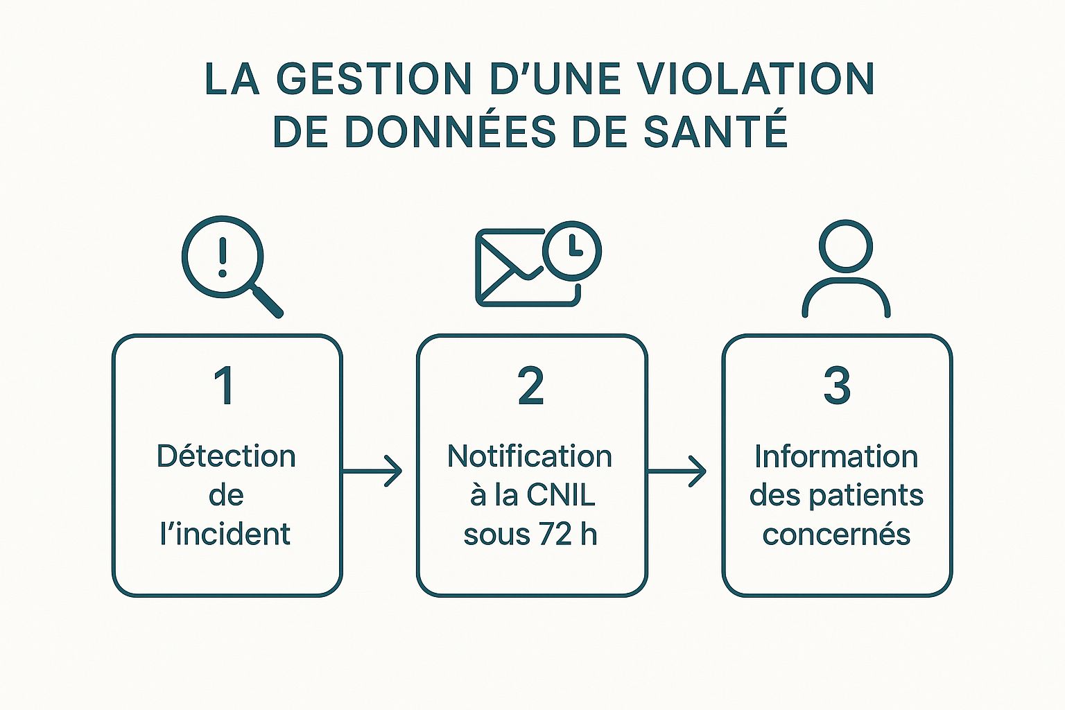 Infographic about rgpd santé