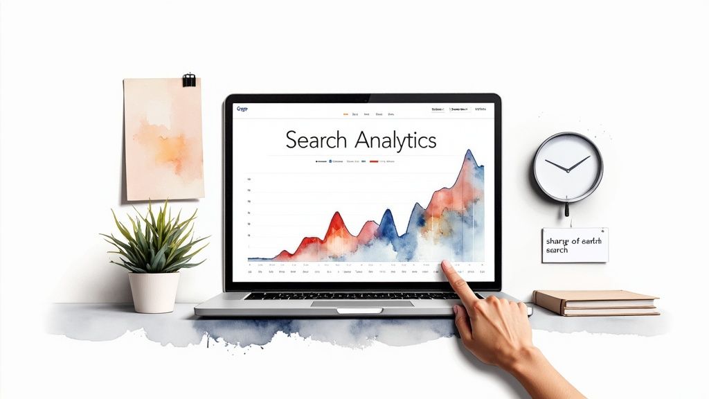 Keyword competitor analysis chart