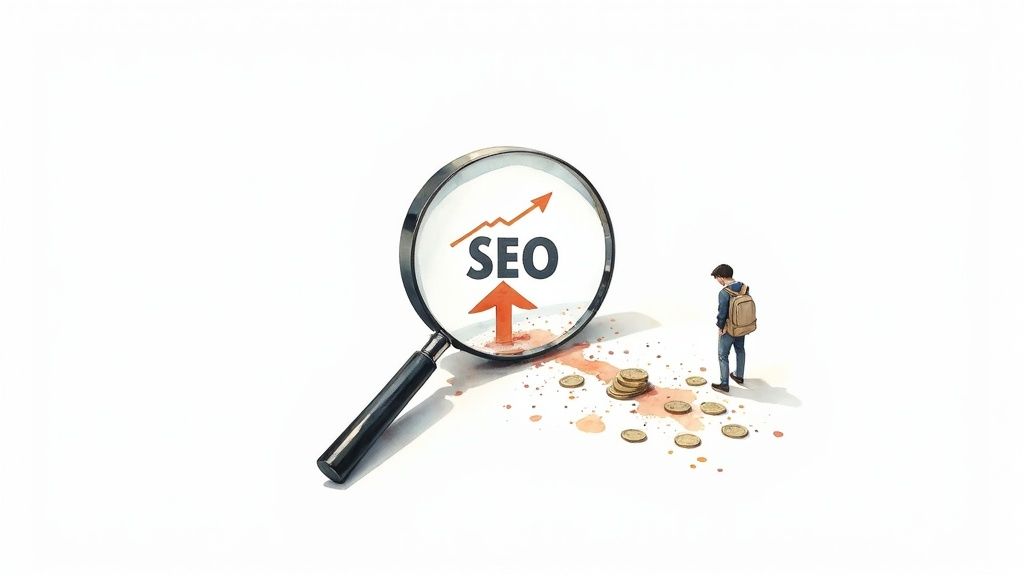 cost of maintaining a website: True cost revealed 3 A growing plant with coins on its leaves, symbolizing a return on investment.