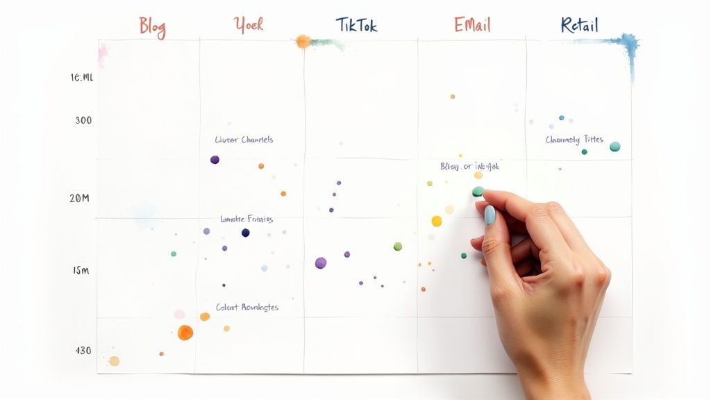 Content dashboard example