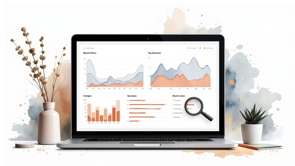 Reel vs Stories The Ultimate Instagram Showdown 4 A dashboard showing various social media metrics like reach, shares, and watch time.