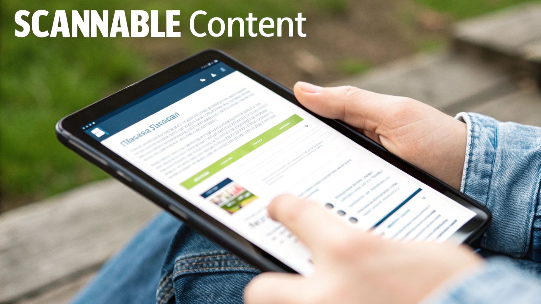 Mobile-Friendly Content Structure