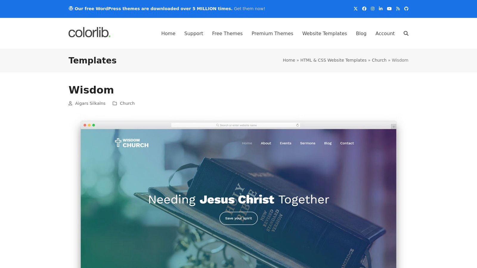 12 Best Church Website Templates for 2025 (Reviewed) 1 Wisdom