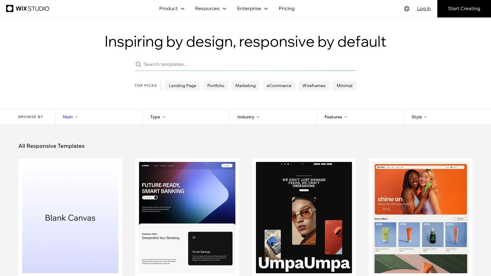 Wix Studio Templates