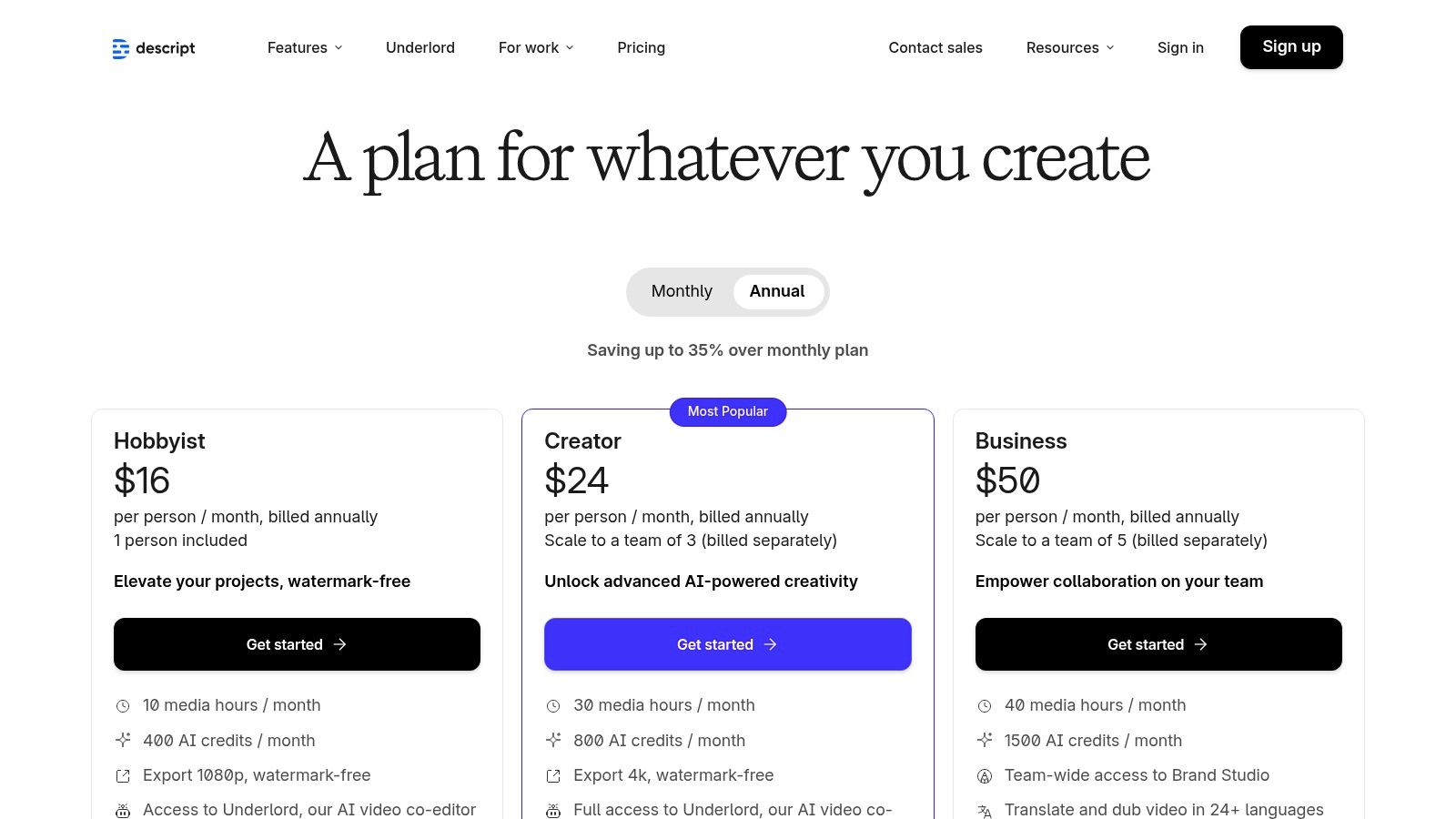 12 Best AI Tools for Content Creation to Supercharge Your Workflow in 2025 6 Descript