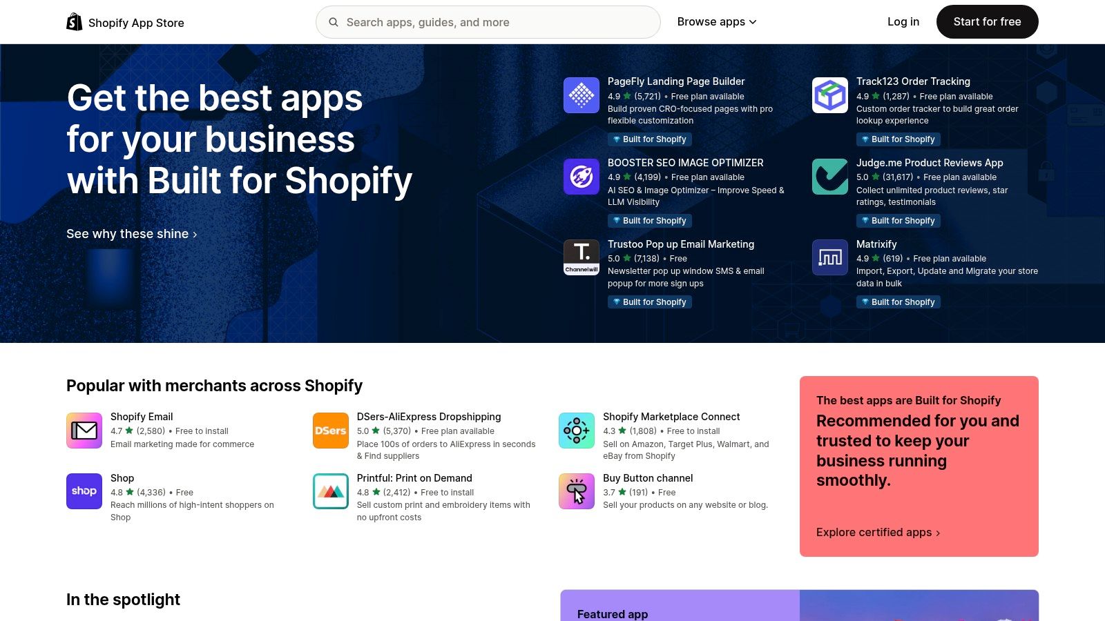 Shopify App Store — AI Apps for Commerce