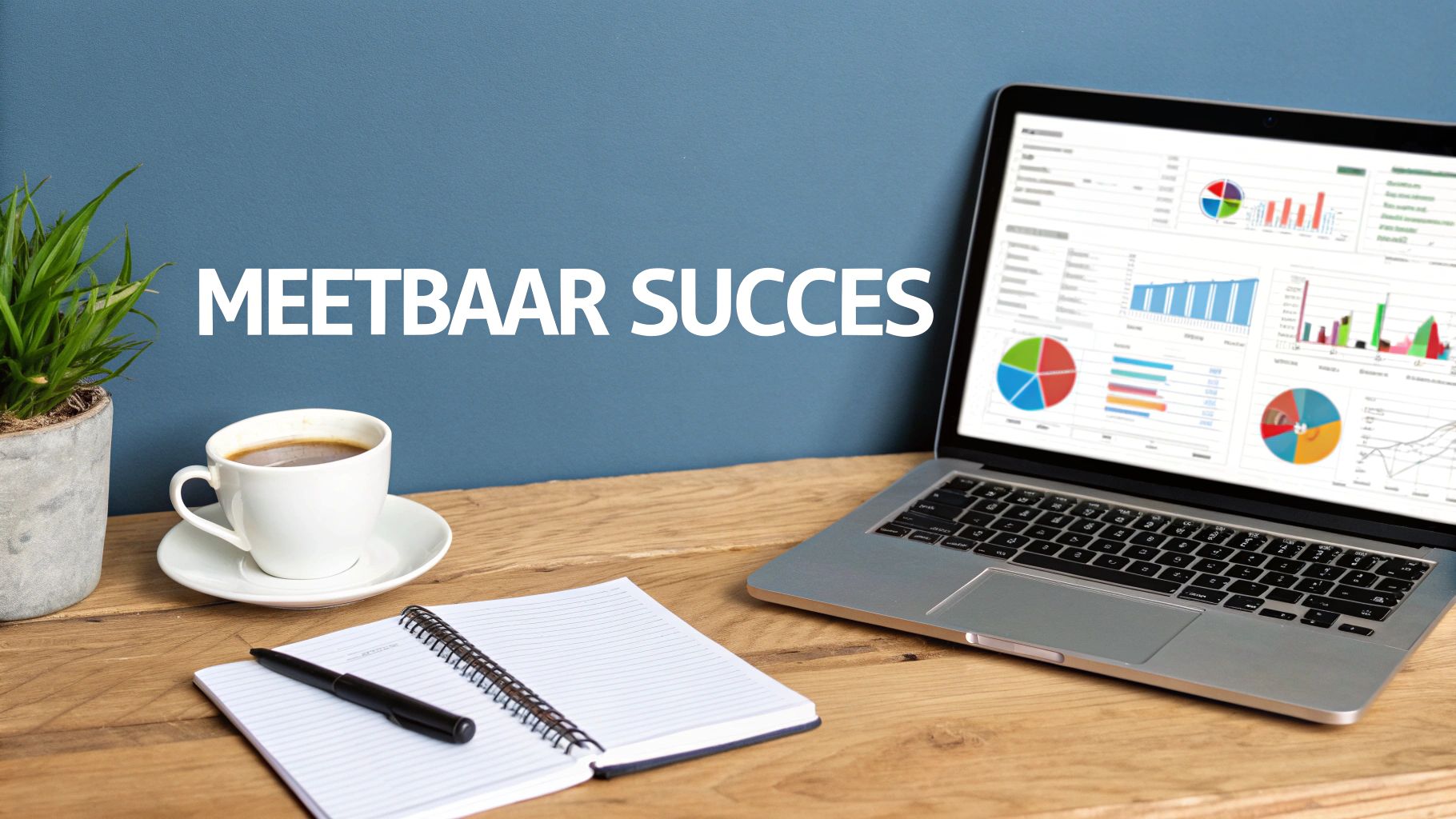 Een dashboard met grafieken die het succes van content meten