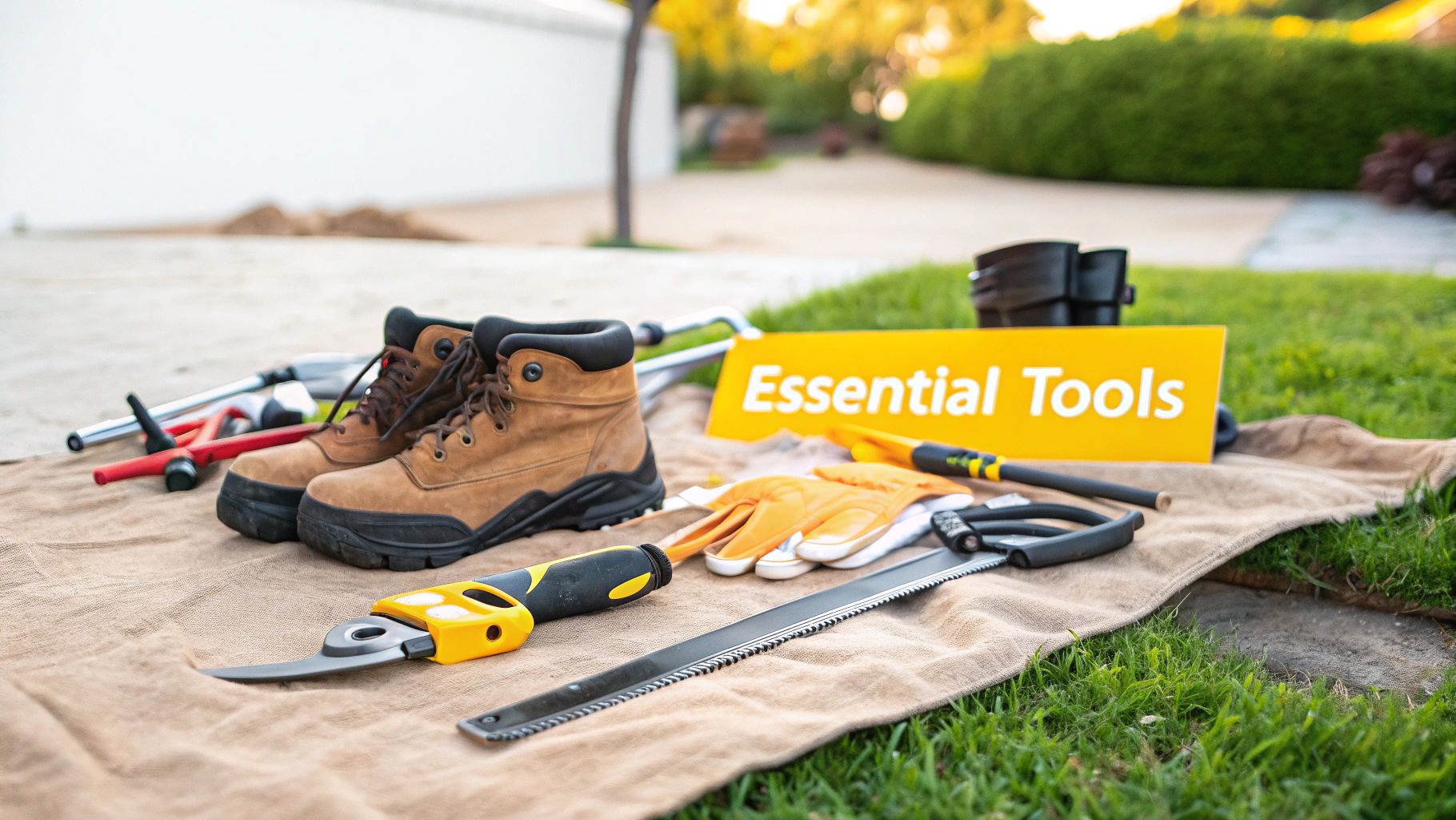 Goats clearing land by eating dense undergrowth
