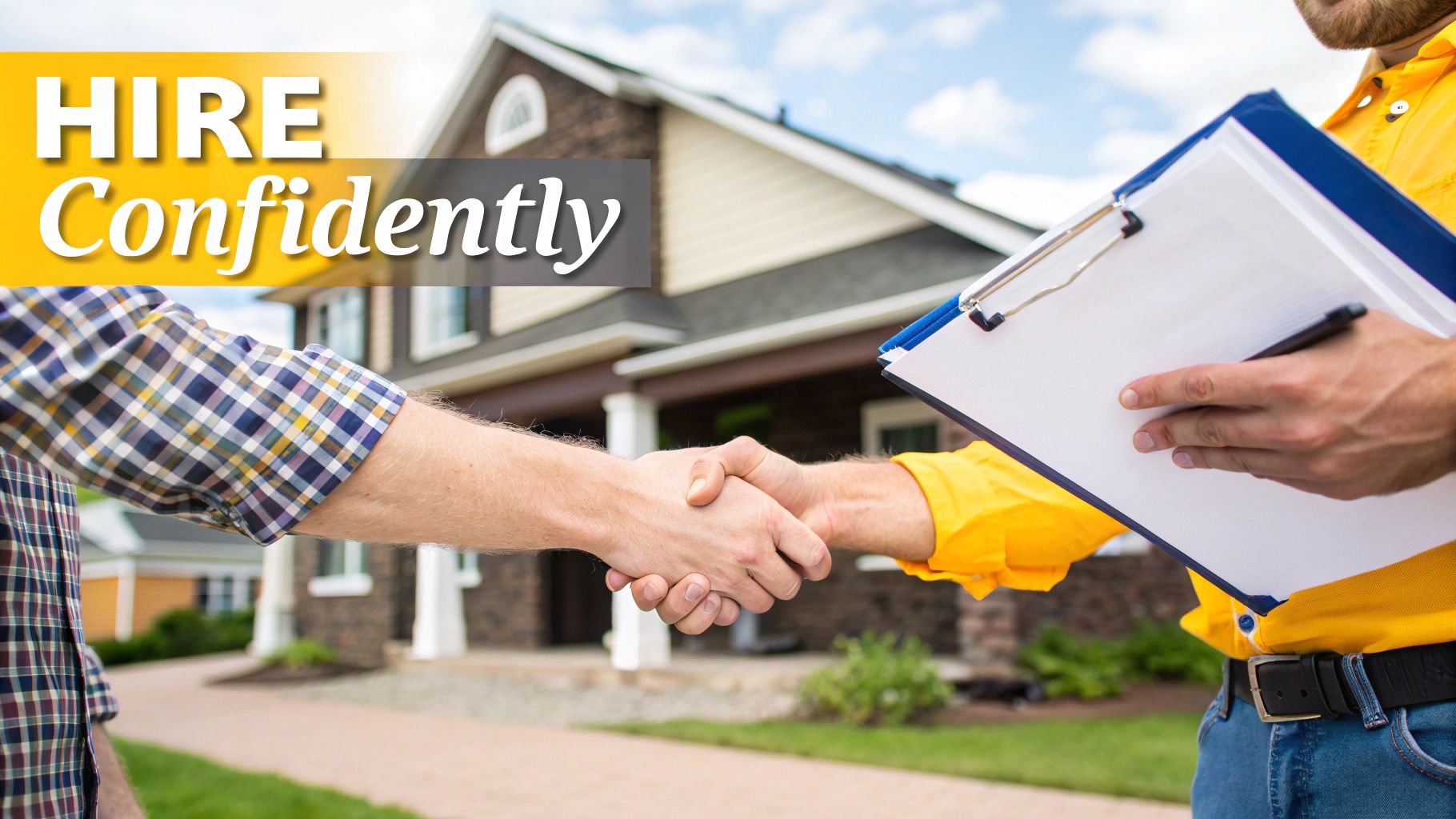 Experienced brush removal team at work