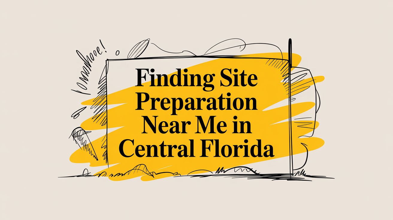 Finding Site Preparation Near Me in Central Florida