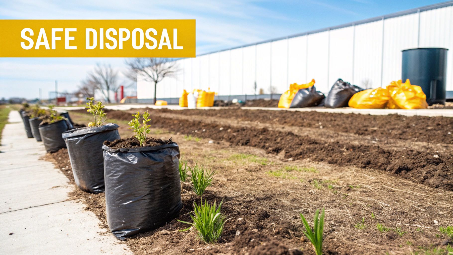 A vibrant garden bed filled with native Florida wildflowers and grasses, showcasing a healthy, restored landscape.