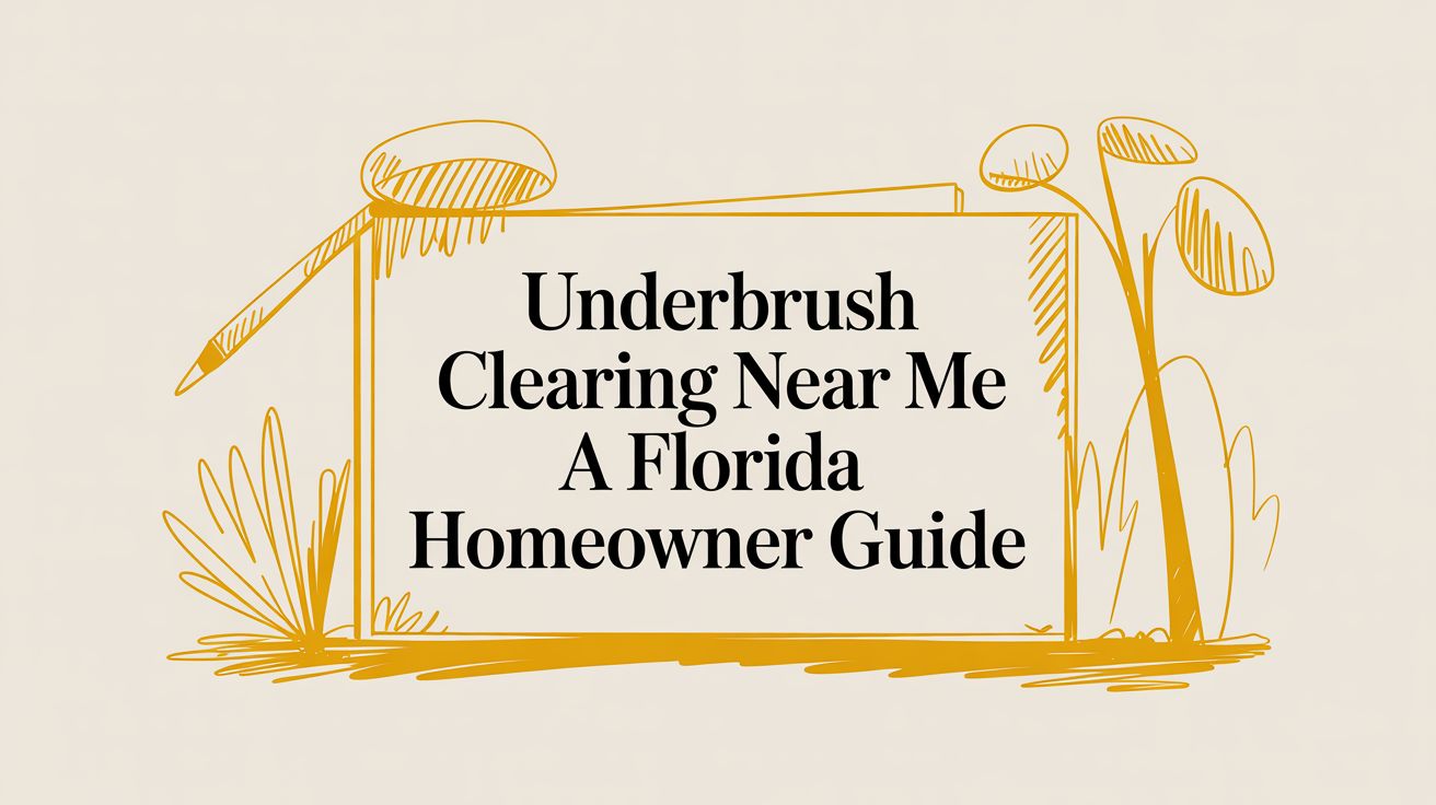Underbrush Clearing Near Me A Florida Homeowner Guide