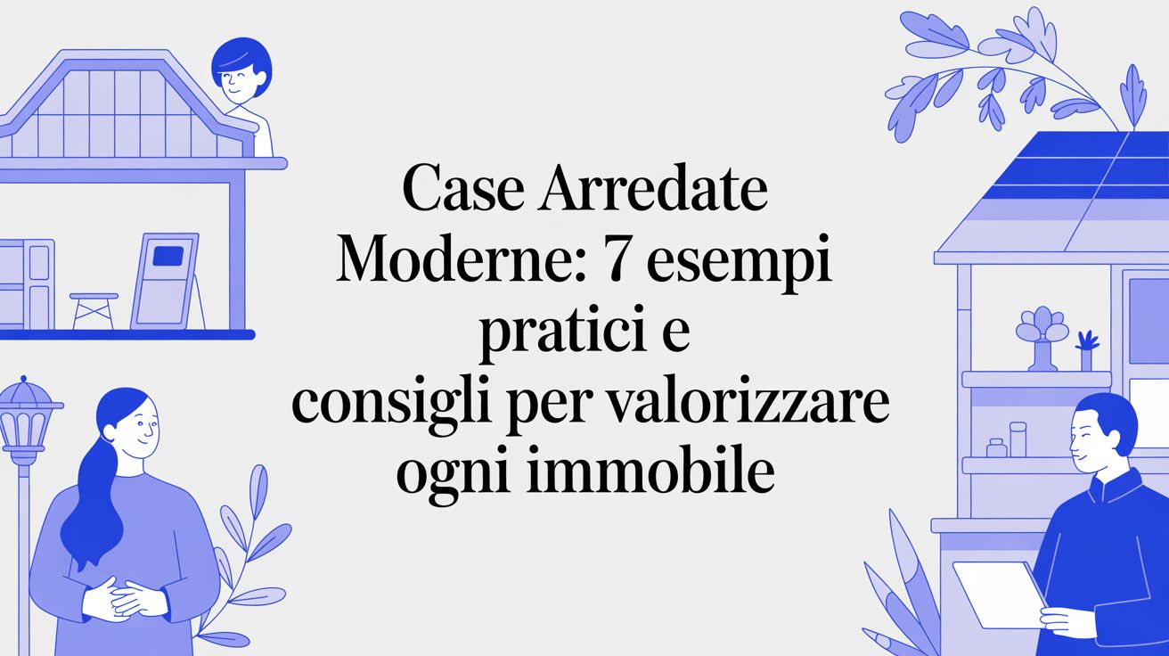 Case arredate moderne: 7 esempi pratici e consigli per valorizzare ogni immobile