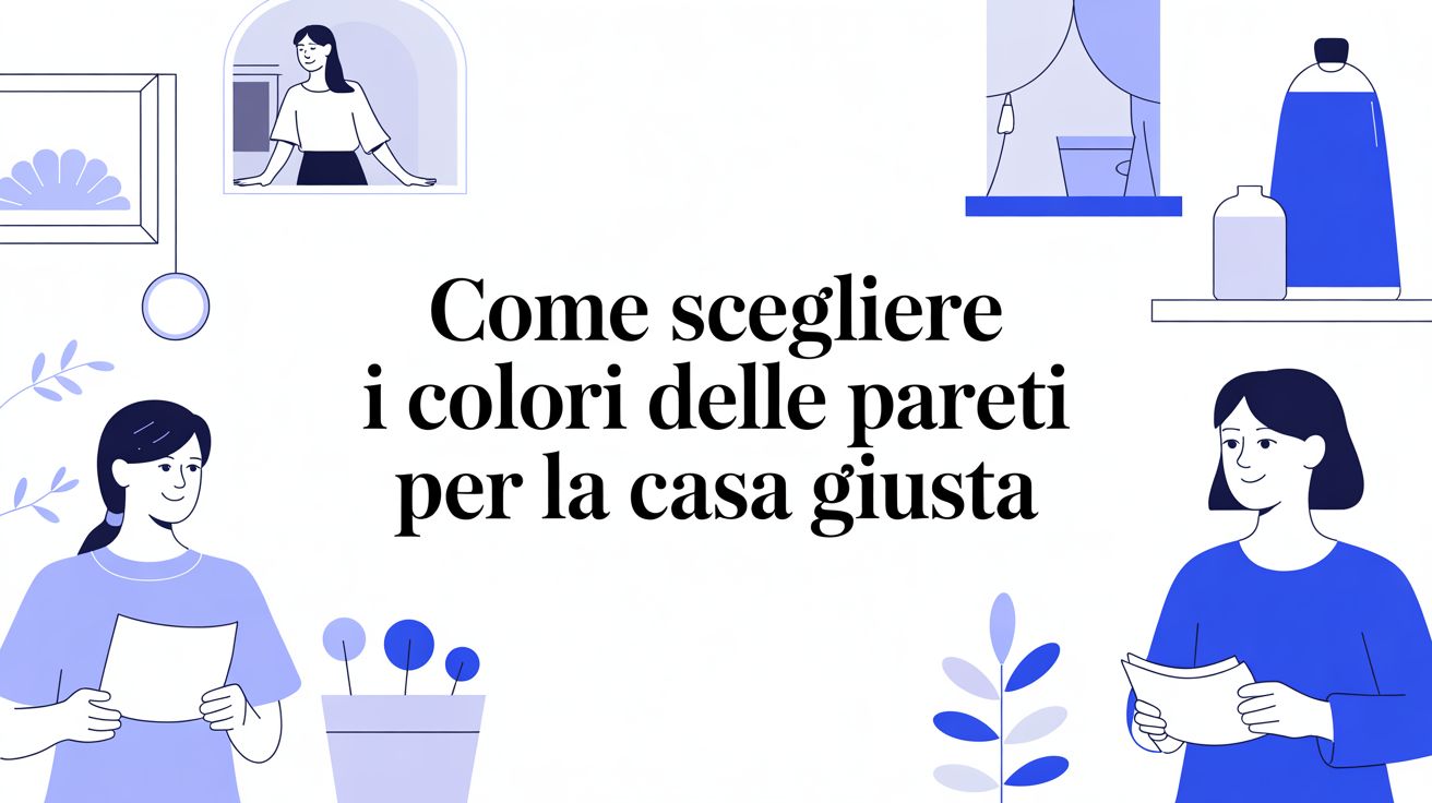 Come scegliere i colori delle pareti: la guida pratica per non sbagliare