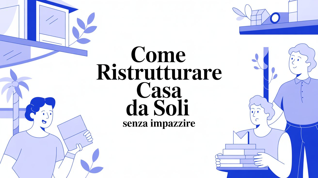 Come ristrutturare casa da soli senza impazzire
