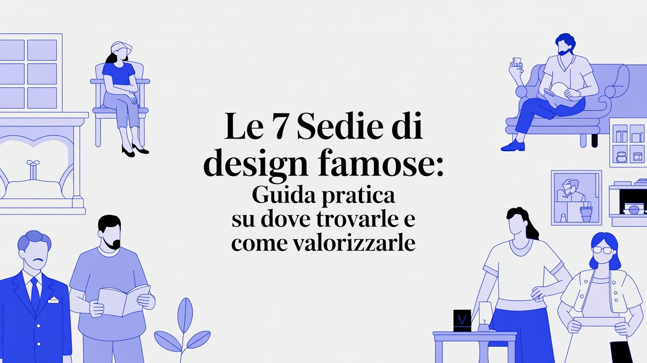 Le 7 sedie di design famose: guida pratica su dove trovarle e come valorizzarle