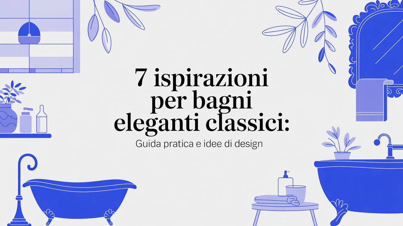 7 ispirazioni per bagni eleganti classici: guida pratica e idee di design