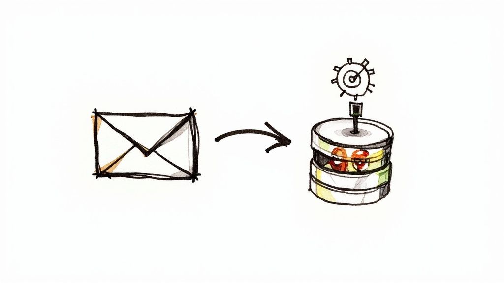 A visual representation of Sagekit's integration with Slack, showing a workflow connecting a trigger to a real-time notification.
