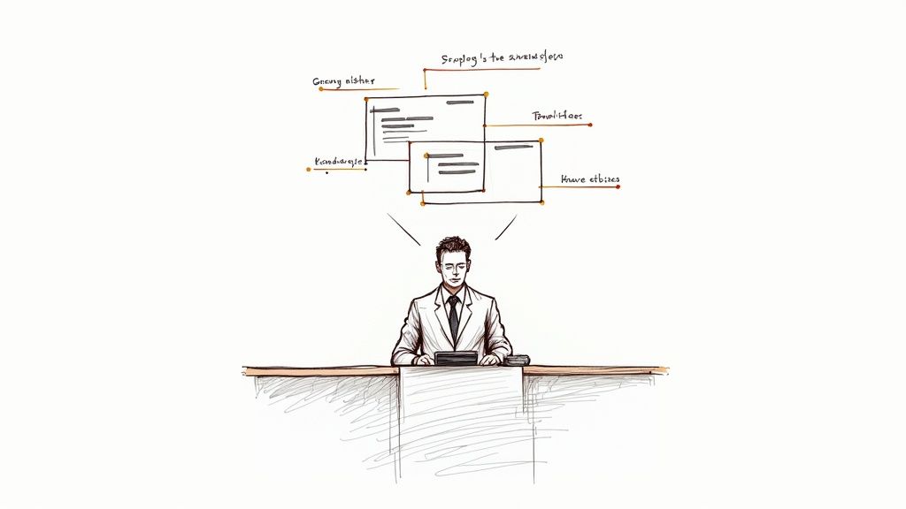 An AI assistant provides real-time suggestions to a contact center agent during a customer call.