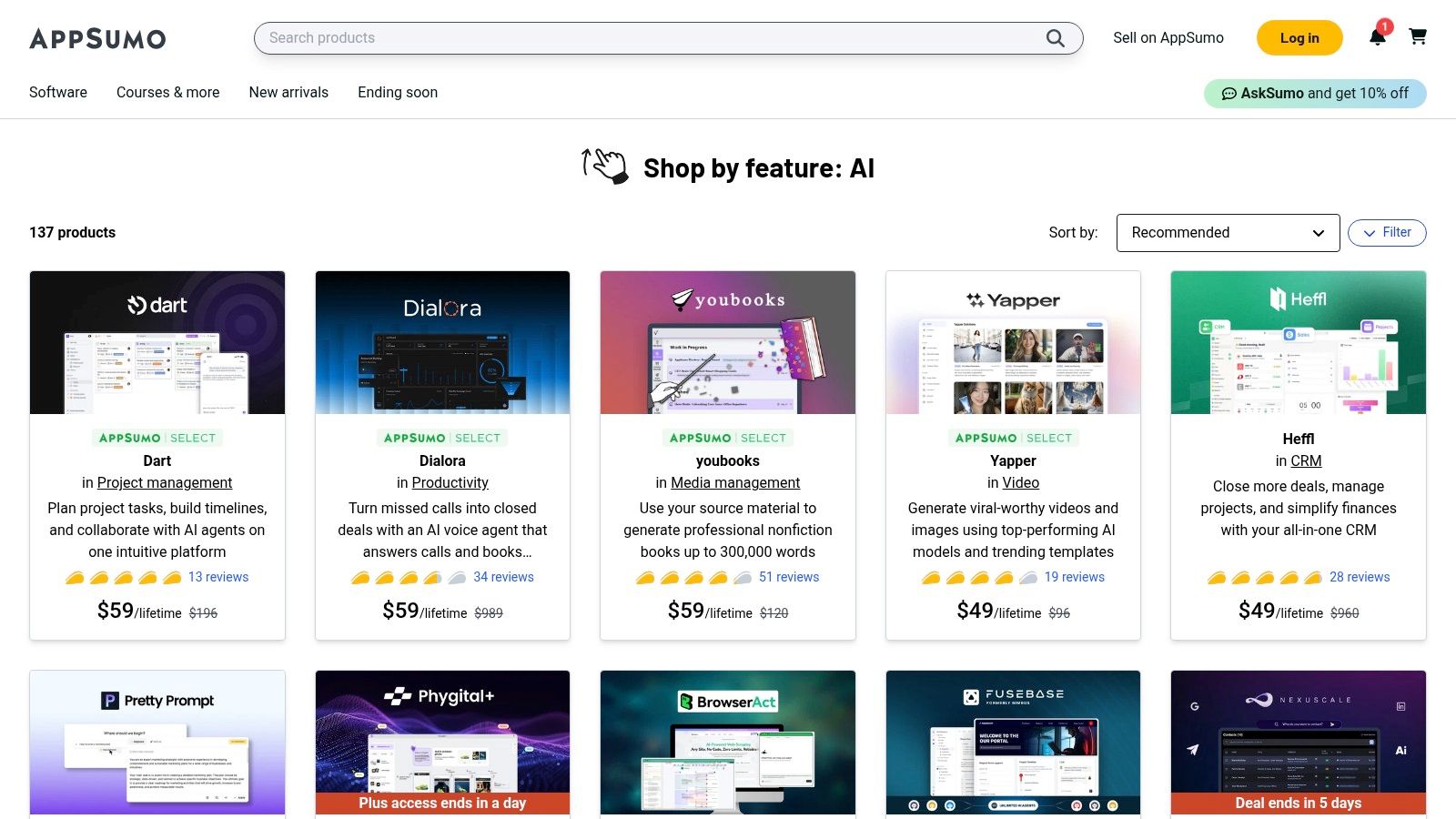 AppSumo — AI Deals and Collections