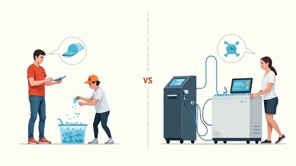 Manual cold cap application versus automated scalp cooling system for chemotherapy hair loss prevention