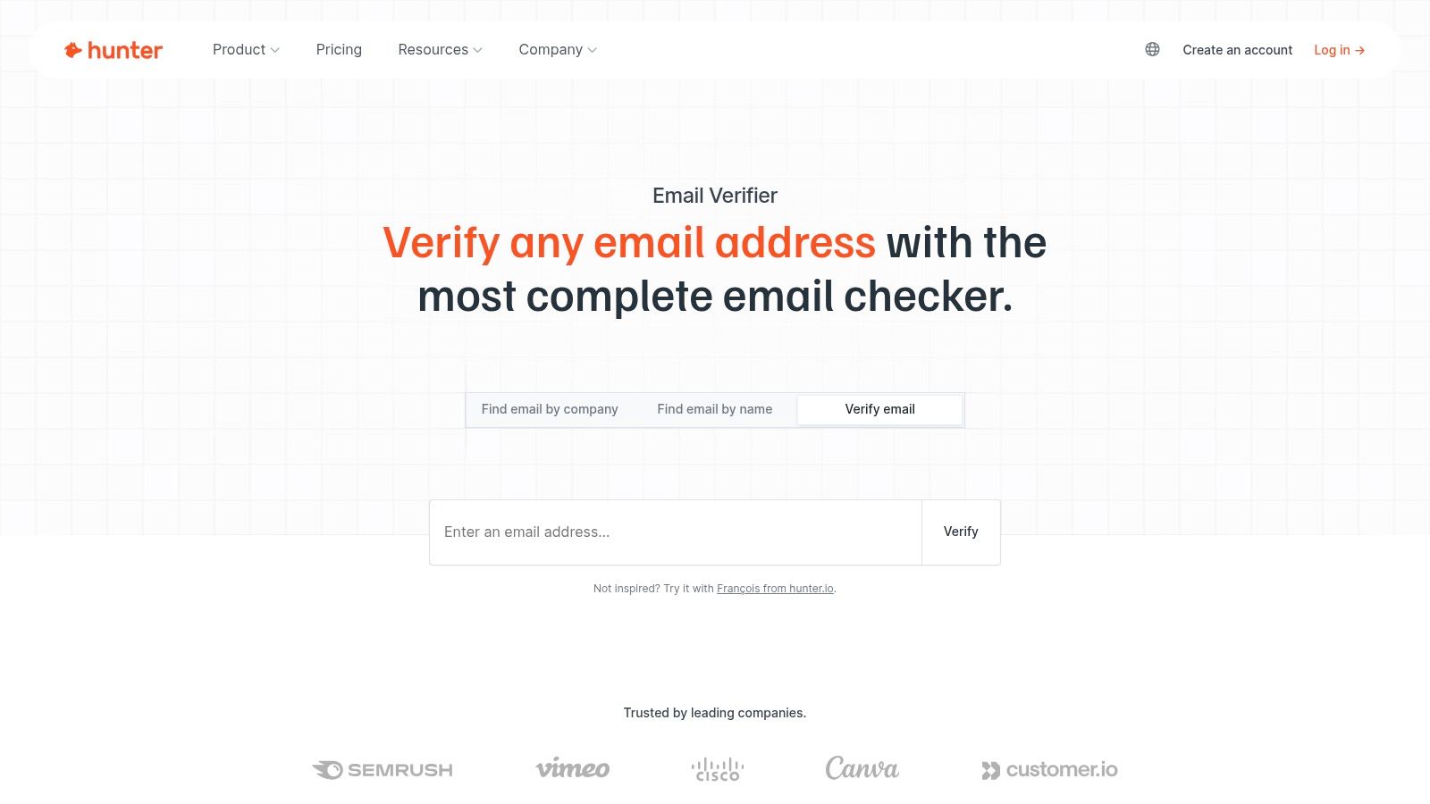 Hunter Email Verifier