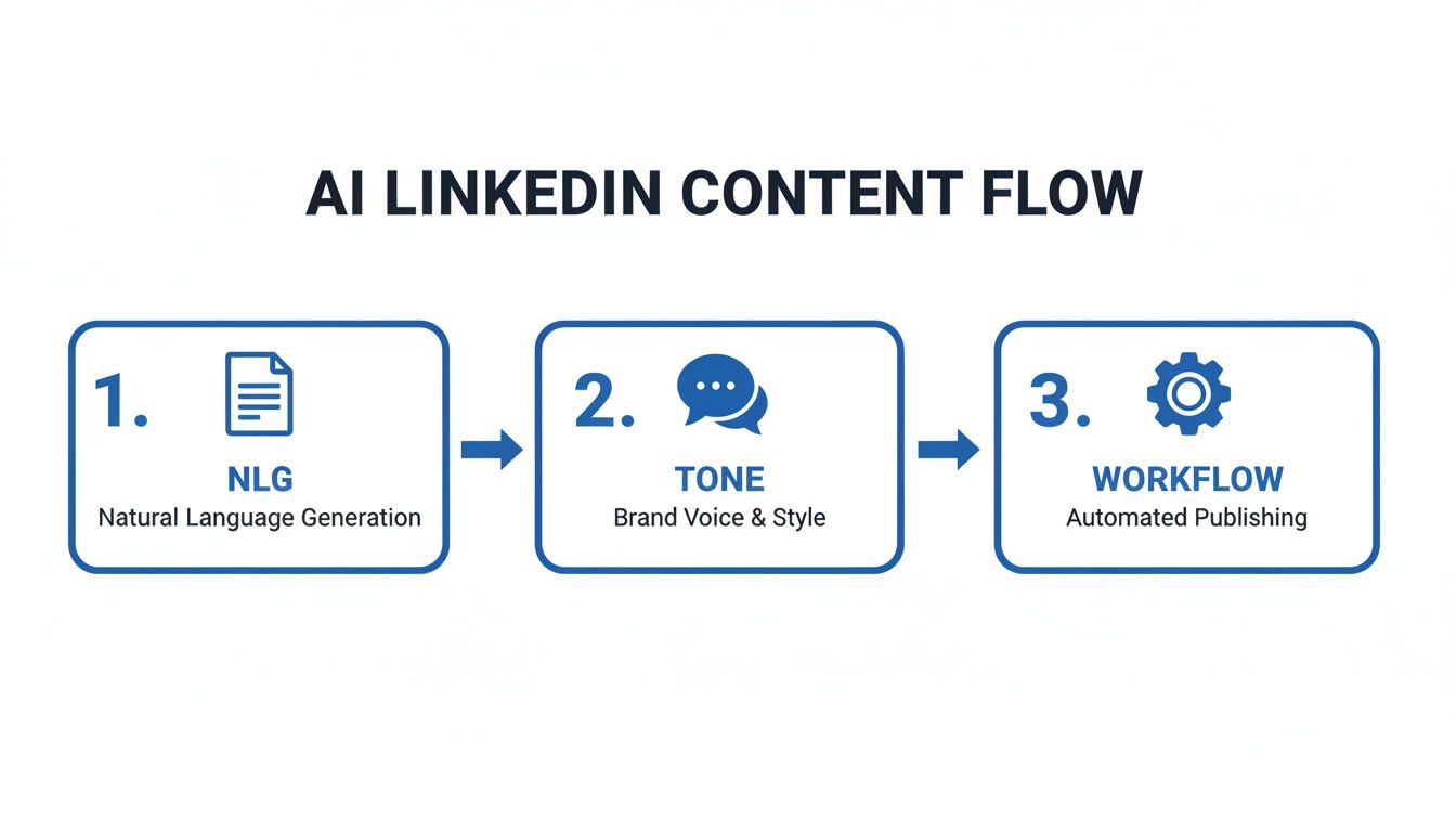 Infographic about ai linkedin post generator
